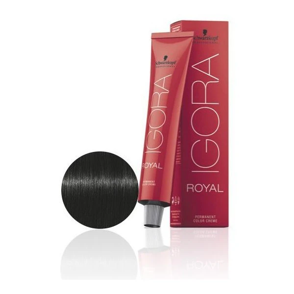 Schwarzkopf Coloration Igora Royal 3-0 Châtain Foncé 60ML 7 Schwarzkopf Coloration Igora Royal 3-0 Châtain Foncé 60ML – Image 7