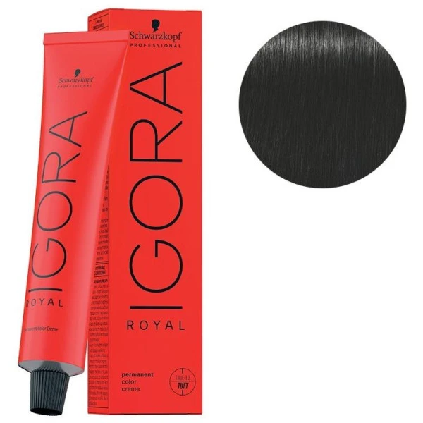 Schwarzkopf Coloration Igora Royal 3-0 Châtain Foncé 60ML 1 Schwarzkopf Coloration Igora Royal 3-0 Châtain Foncé 60ML