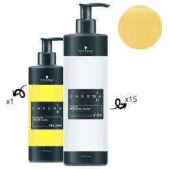 Masque Nourrissant Pigmenté Jaune Chroma ID SCHWARZKOPF 280ML -Schwarzkopf masque nourrissant pigmente jaune chroma id schwarzkopf 280ml 3
