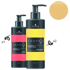 Masque Nourrissant Pigmenté Jaune Chroma ID SCHWARZKOPF 280ML -Schwarzkopf masque nourrissant pigmente jaune chroma id schwarzkopf 280ml 4