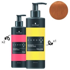 Masque Nourrissant Pigmenté Rose Chroma ID SCHWARZKOPF 280ML -Schwarzkopf masque nourrissant pigmente rose chroma id schwarzkopf 280ml 9