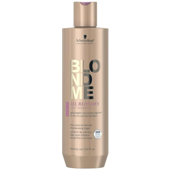 Shampooing Léger BlondMe Schwarzkopf 300ML 1 Shampooing Léger BlondMe Schwarzkopf 300ML